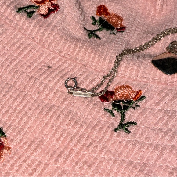 Tiffany and Co cushion square pendant chain - Picture 3 of 3